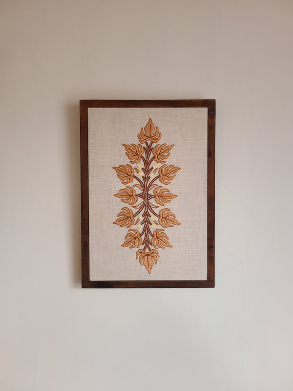 Boni Aari Embroidered Wall Hanging - Off White