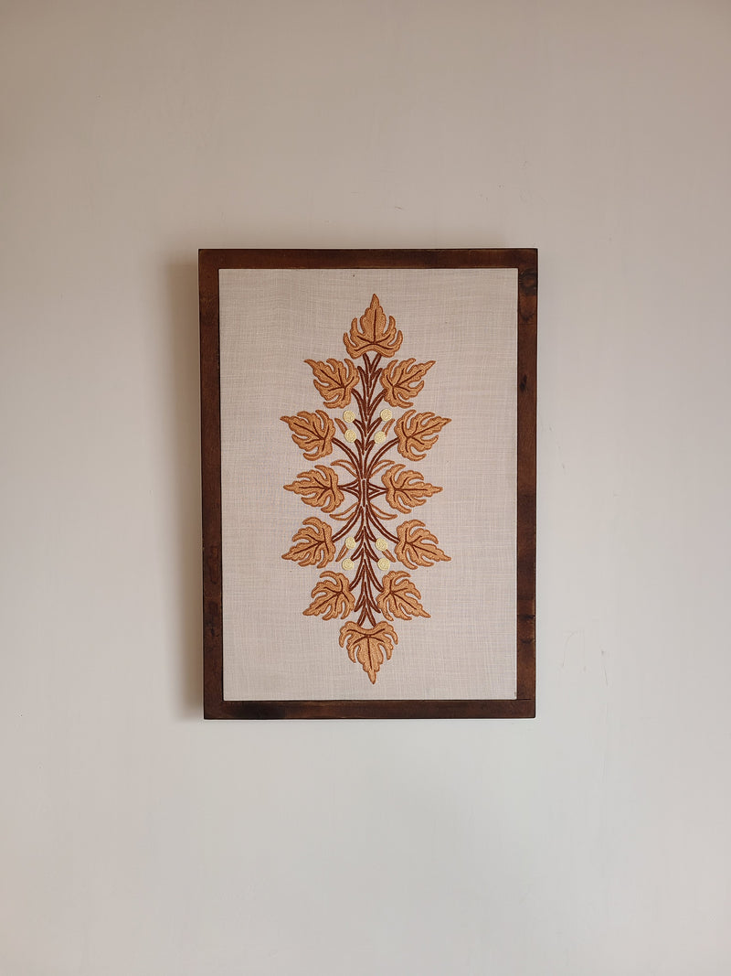 Boni Aari Embroidered Wall Hanging - Off White