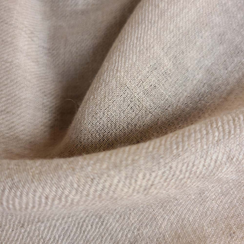 Classic Beige Pure Handwoven Pashmina Stole