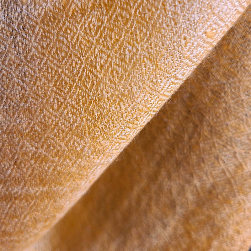 Amber Yellow Handwoven Ombre Pashmina Stole