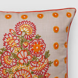 Dilara Aari Embroidered Cushion Cover Cream