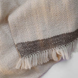Ivory Handwoven Pashmina Scarf For Men