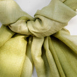 Apple Green Ombre Handwoven Pure Pashmina Stole