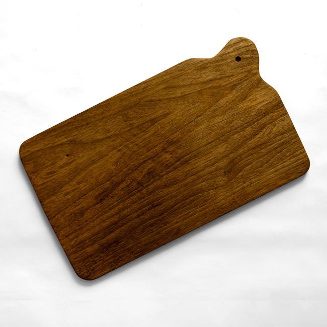Corner Walnut Wood Cheese Platter - Zaina by CtoK