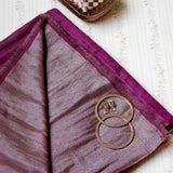 Shimmer Violet Reversible Pure Handwoven Pashmina Stole - Zaina by CtoK