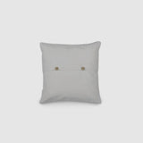 Rose Chainstitch Embroidered Cushion Jade