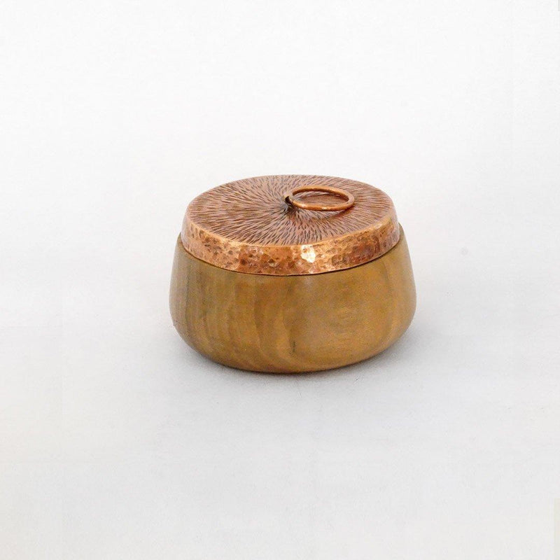 Walnut Wood And Copper Khazana Box - Zaina by CtoK
